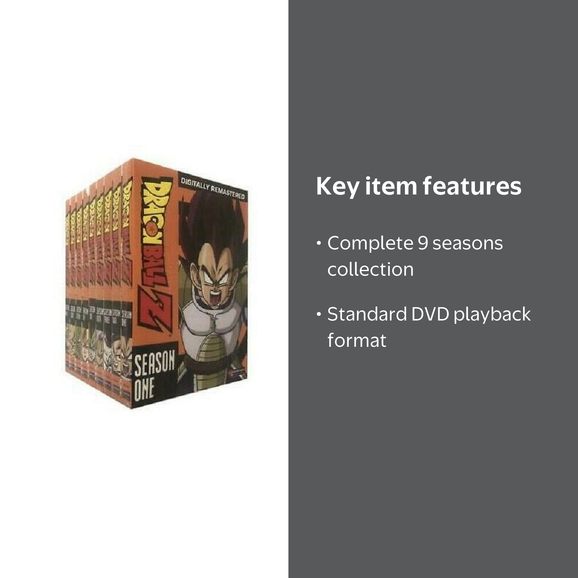 Dragon Ball Z TV Series DVD Set DBZ - Complete Seasons 1-9