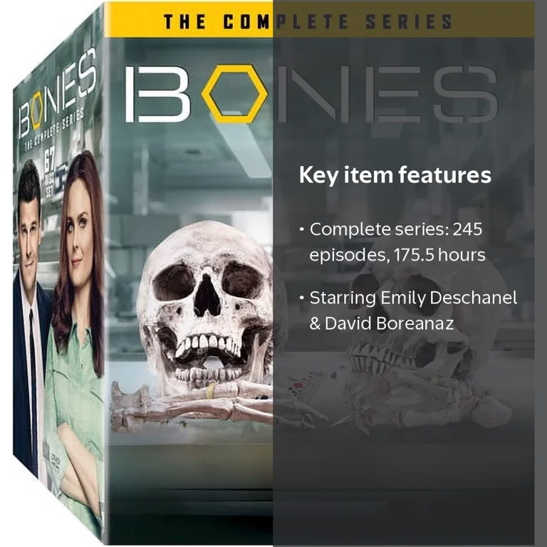 Disney, Bones The Complete Series DVD, 20th Century Fox, 245