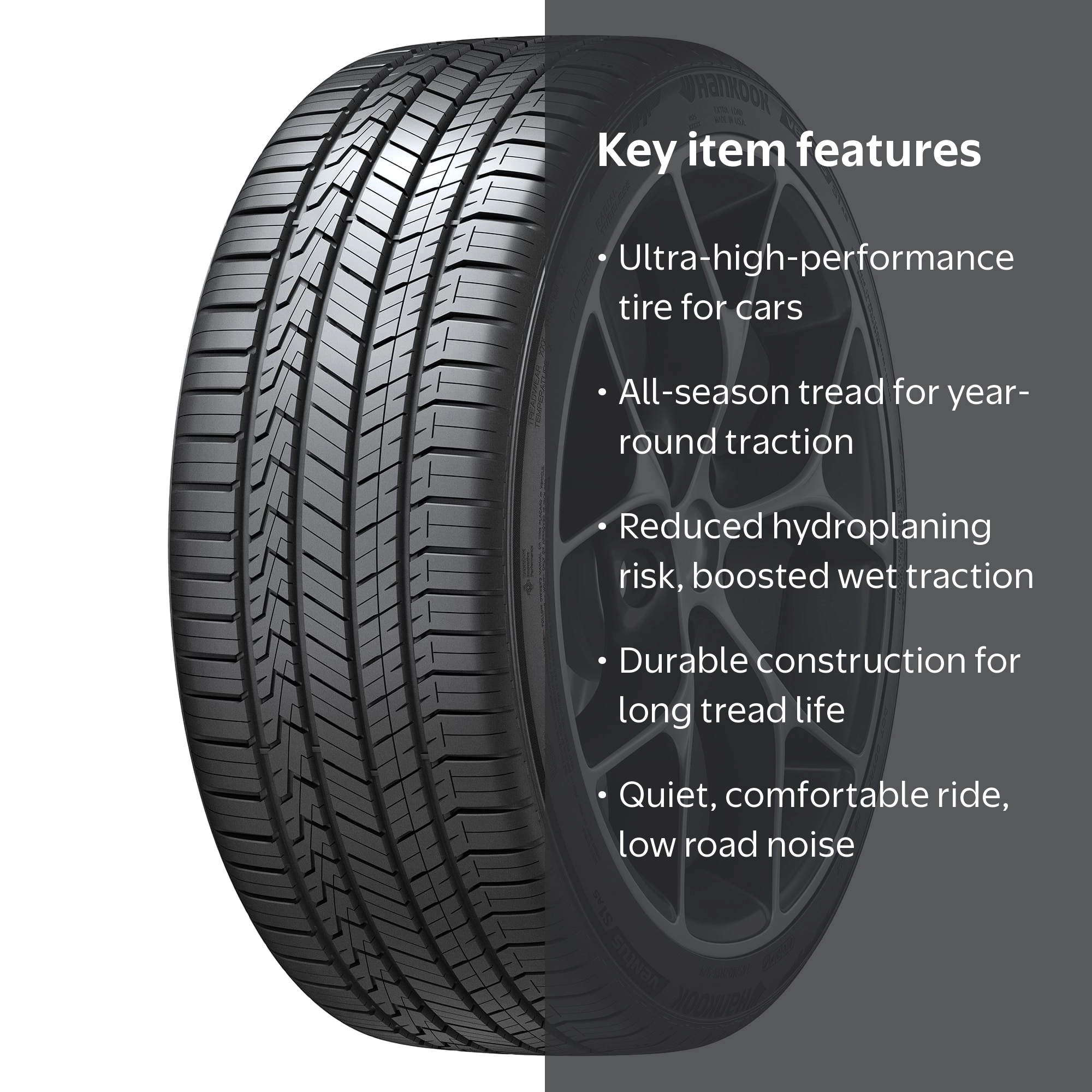 Hankook Ventus S1 AS (H125) UHP 235/45R18 98V XL Passenger Tire