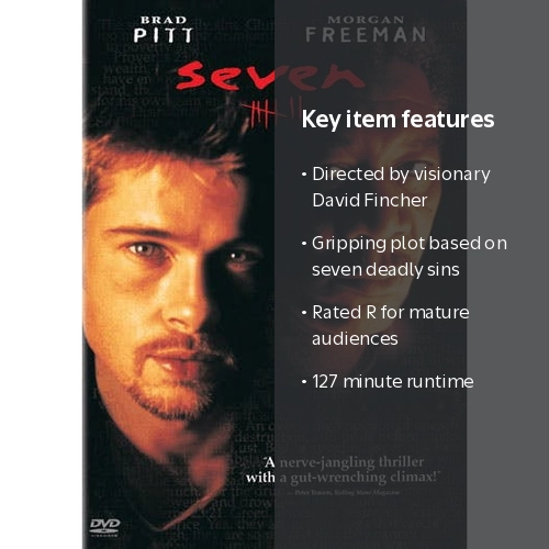 New Line Home Video, Seven DIGITAL VIDEO DISC, Widescreen, English