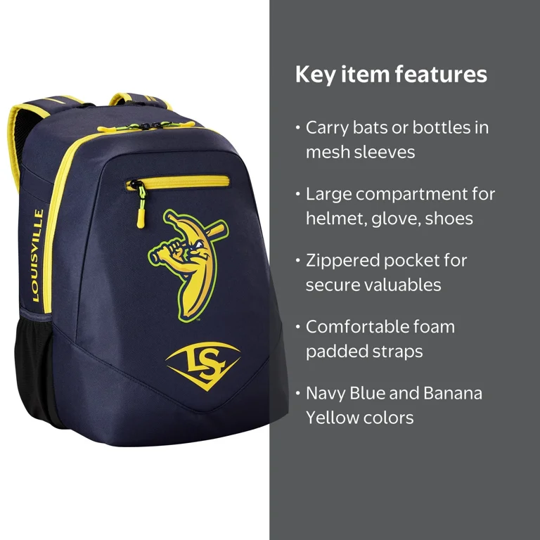 Louisville Slugger Savannah Bananas Powerized Stick Baseball Bag