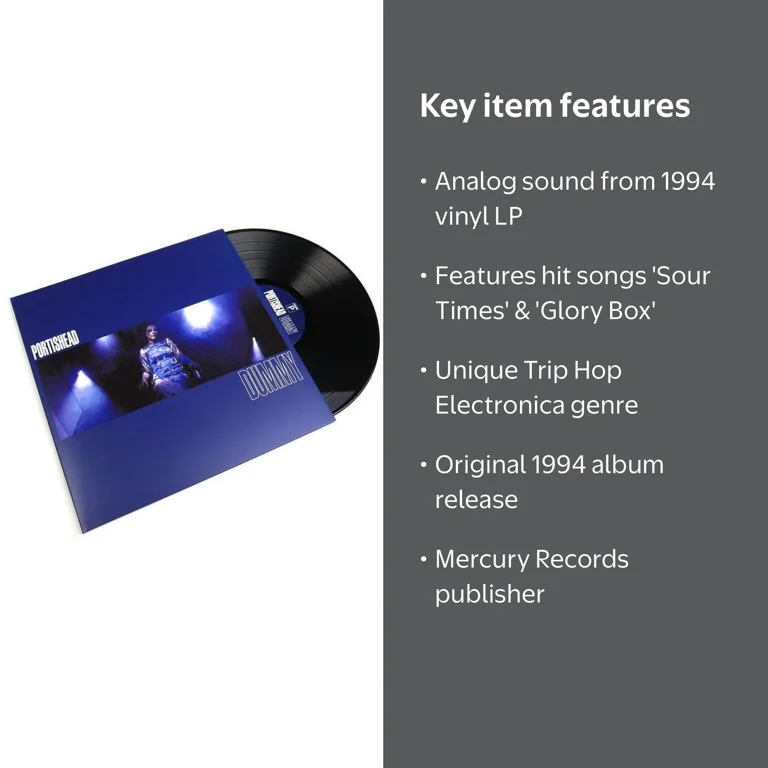 Mercury, Vinyl LP, Dummy, 1994 Album with Sour Times and Glory Box