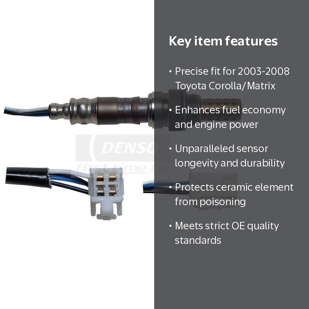 リオ② DENSO, Oxygen Sensor, 234-4233 for 2003-2008 Toyota Corolla