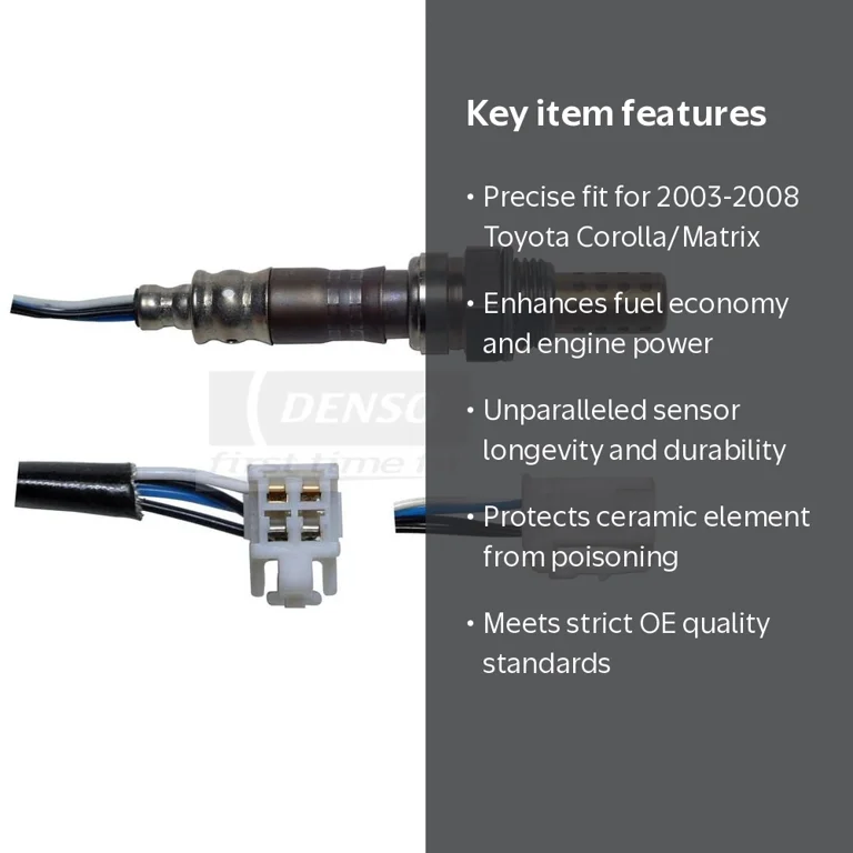 ケンオキ DENSO, Oxygen Sensor, 234-4233 for 2003-2008 Toyota Corolla