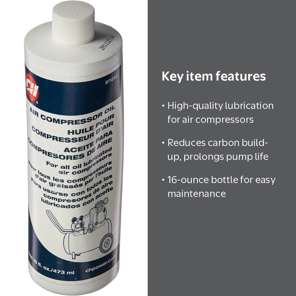 Campbell Hausfeld Air Compressor Oil ST1253 - Universal Lubricant
