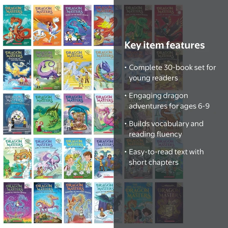 Dragon Masters Complete (30 Books) Series Set (Books 1-28 + 2