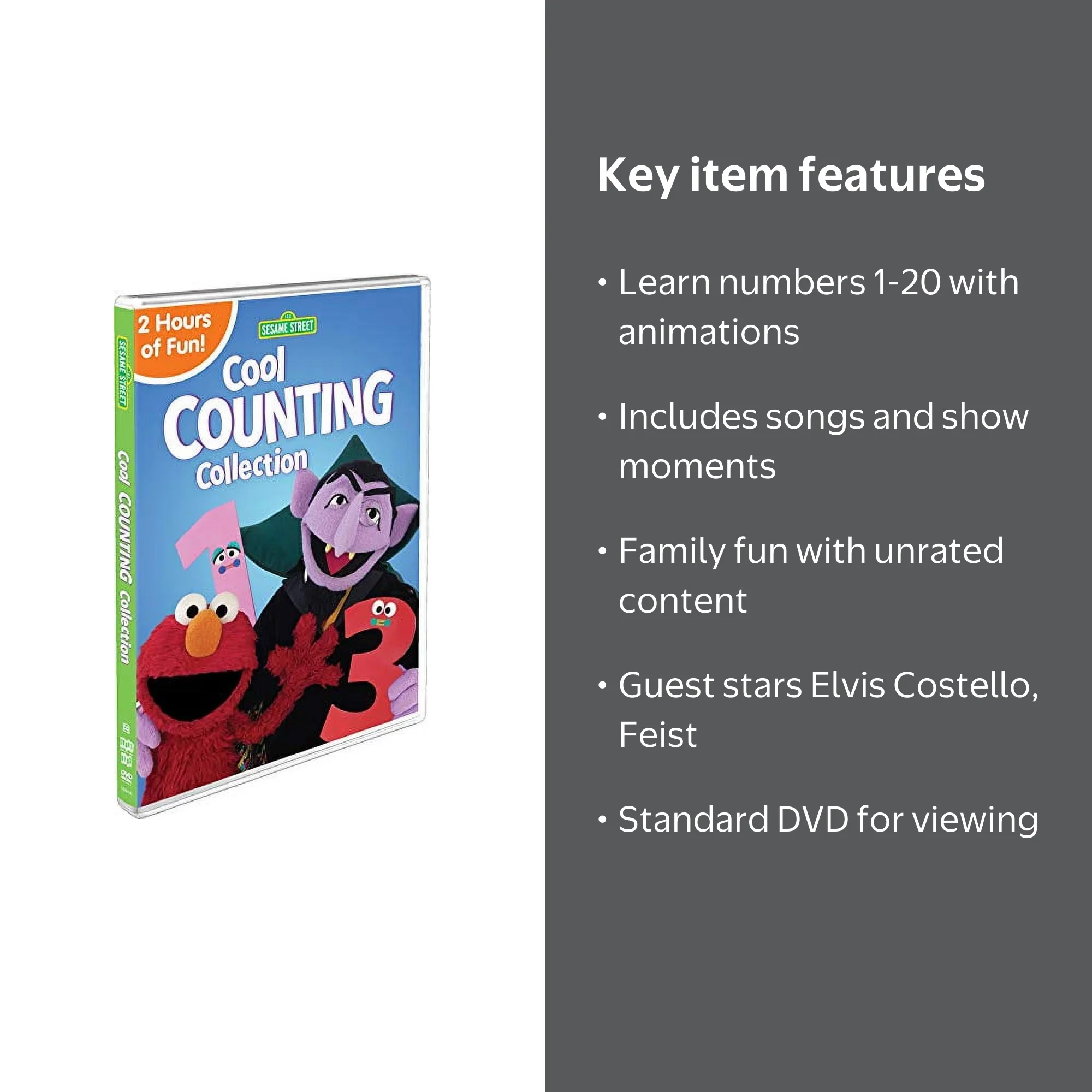 SESAME STREET-COOL COUNTING COLLECTION (DVD) - Walmart.com