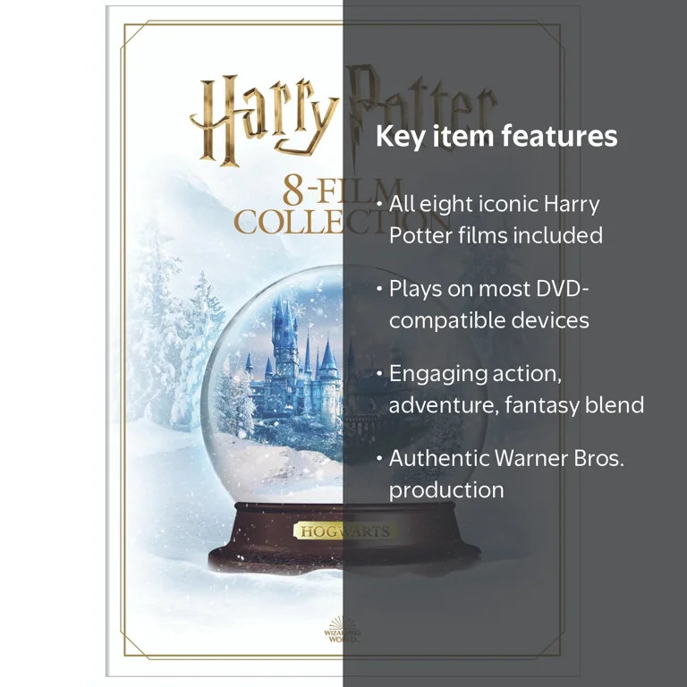 Harry Potter: The Complete 8-Film Collection (DVD), Family, Warner