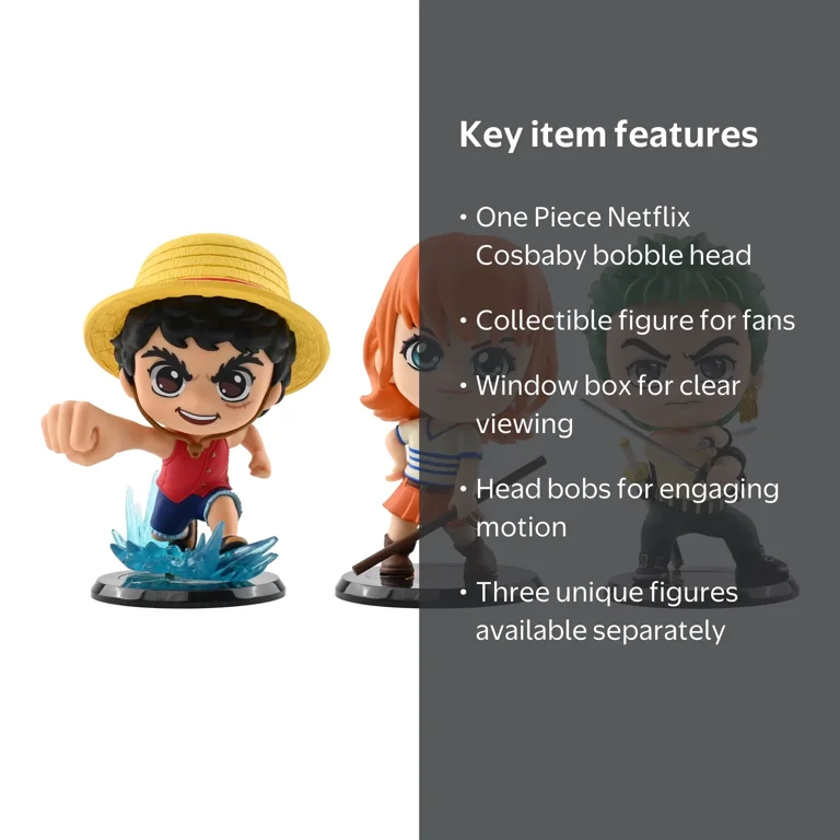 One Piece Netflix Cosbaby Bobble Head - Assorted - Walmart.com