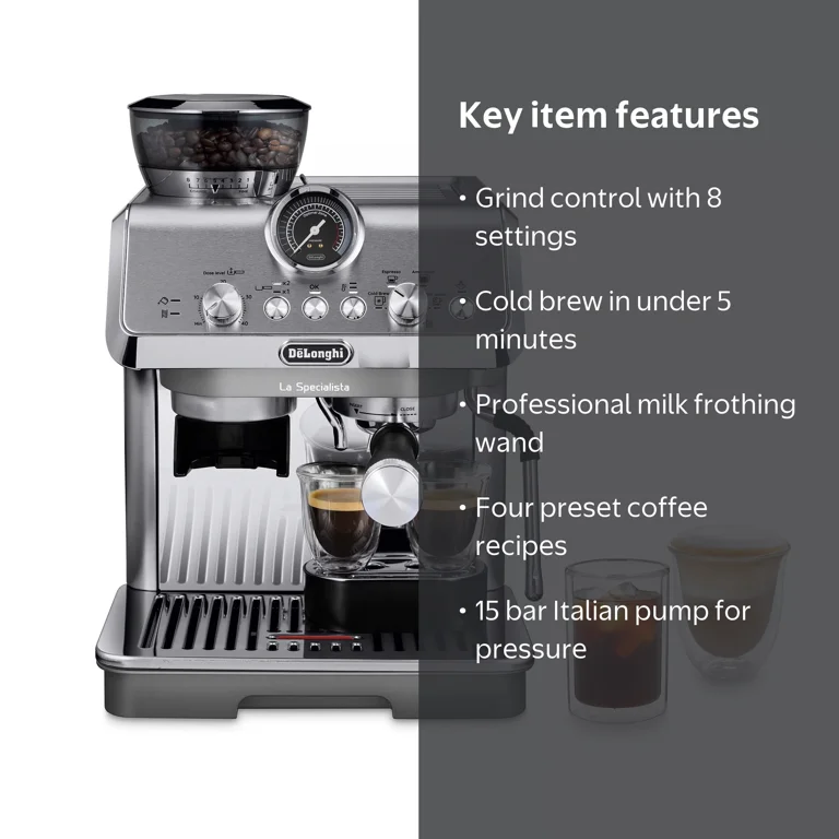 De'Longhi, La Specialista Arte Pump Espresso Machine, EC9155M
