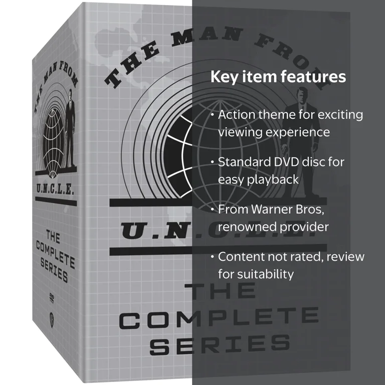 The Man From U.N.C.L.E.: The Complete Series (DVD) - Action