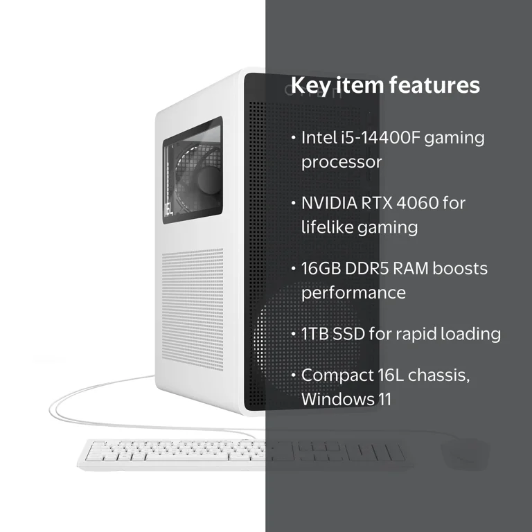T*m様 OMEN by HP 16L Gaming RTX4060搭載 OMEN 16L Gaming Desktop PC Intel Core i5 16GB RAM 1TB SSD RTX4060