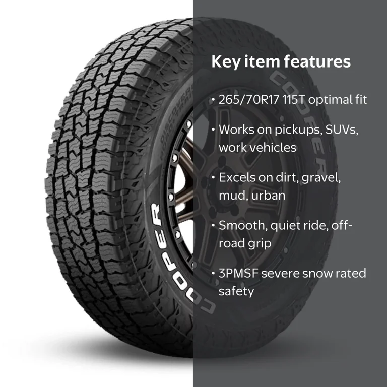 Cooper Discoverer Road+Trail AT 265/70R17 115T All-Terrain Tire