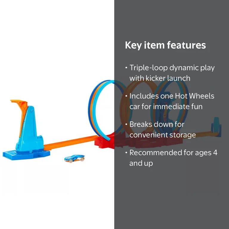Hot Wheels Power Speed System: Ultra Hots Loop Madness Track Set