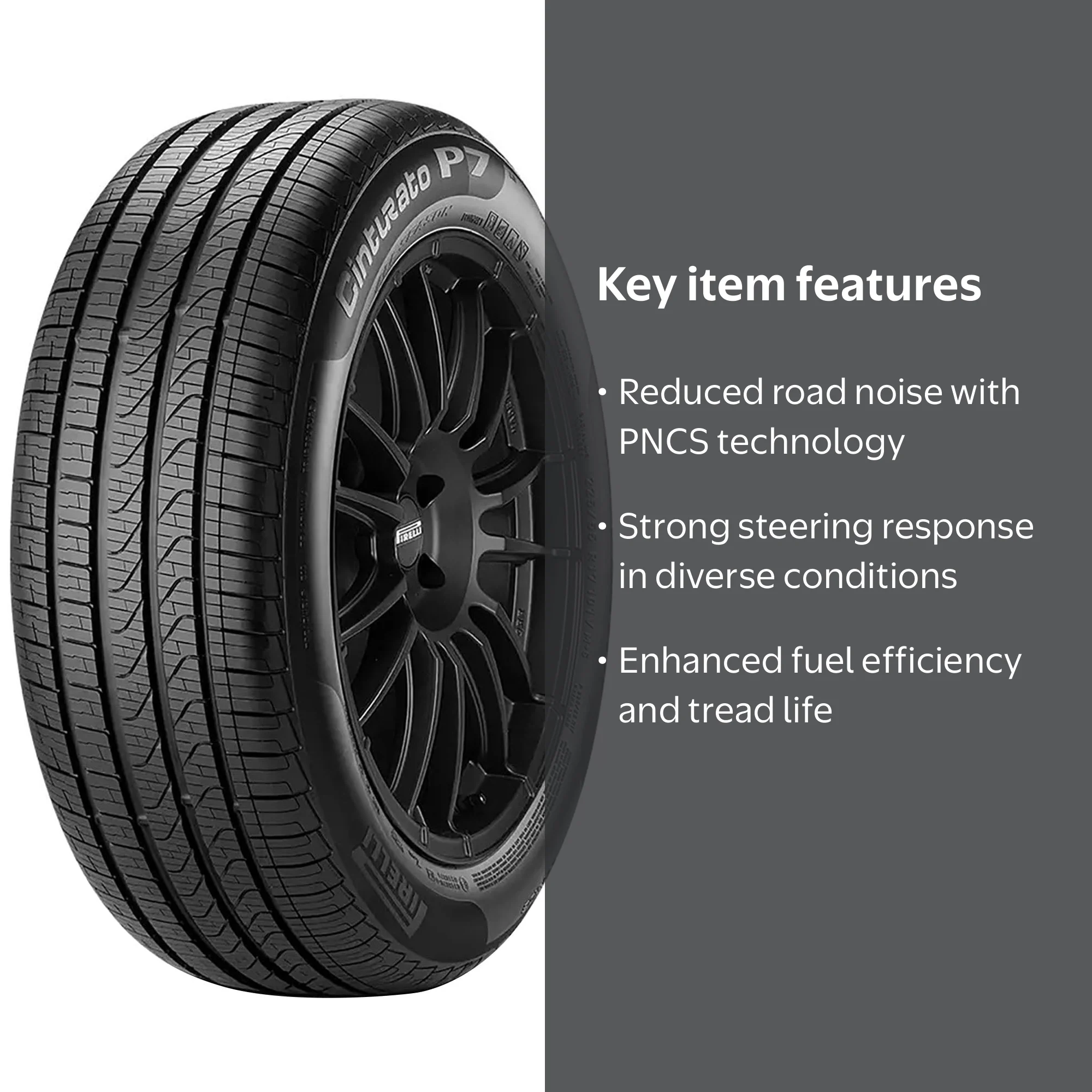 Pirelli Cinturato P7 All Season 245/50R19 105H XL Passenger Tire