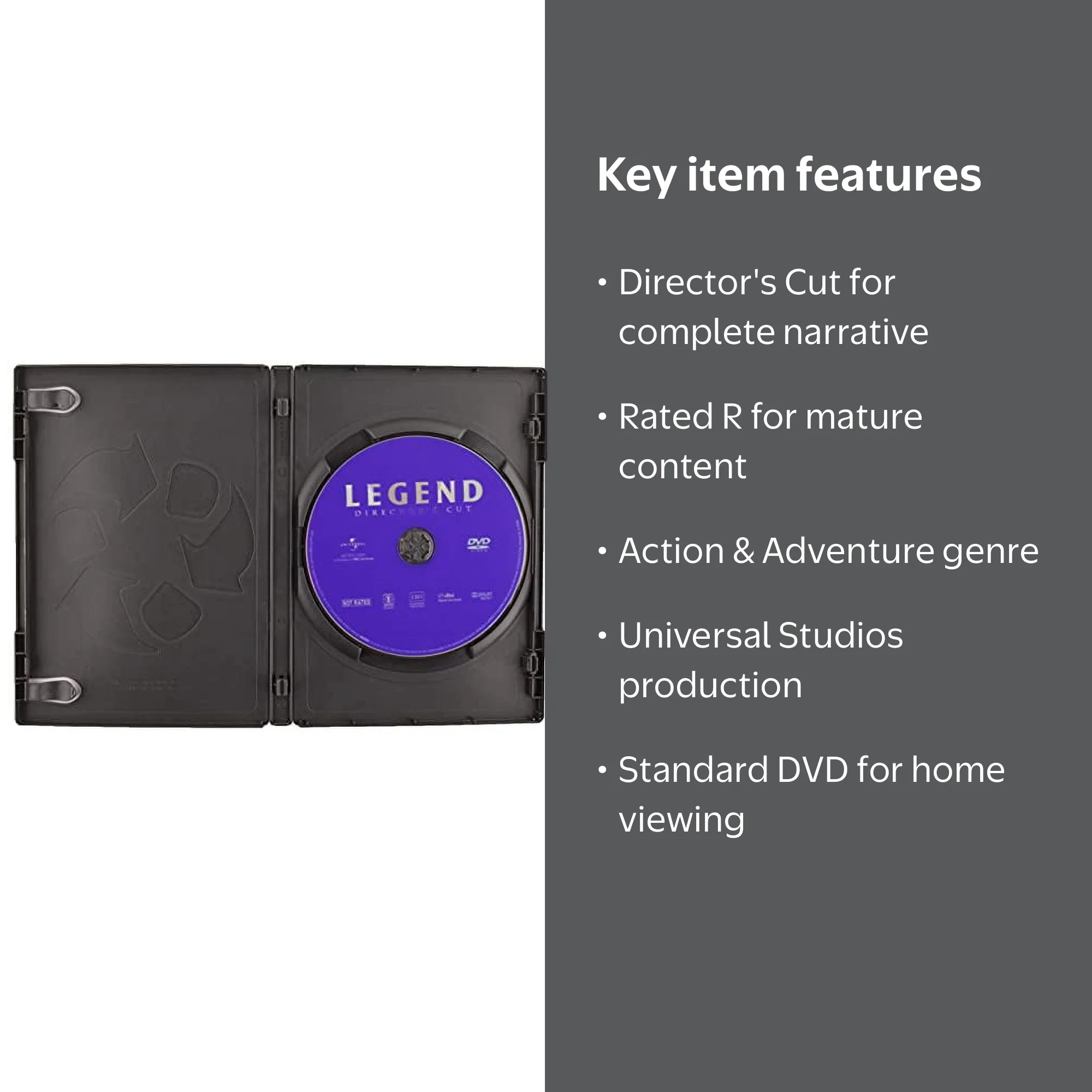 SDS Legend 1986 Director's Cut DVD, Action Fantasy Mythical Forest