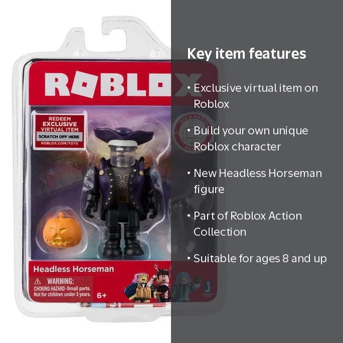Roblox Action Collection - Headless Horseman Character Figure Pack
