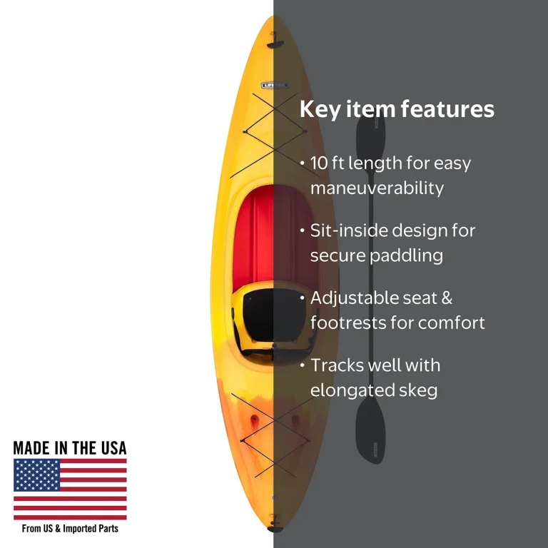 Lifetime Charger 10 ft Sit-Inside Kayak - Walmart.com