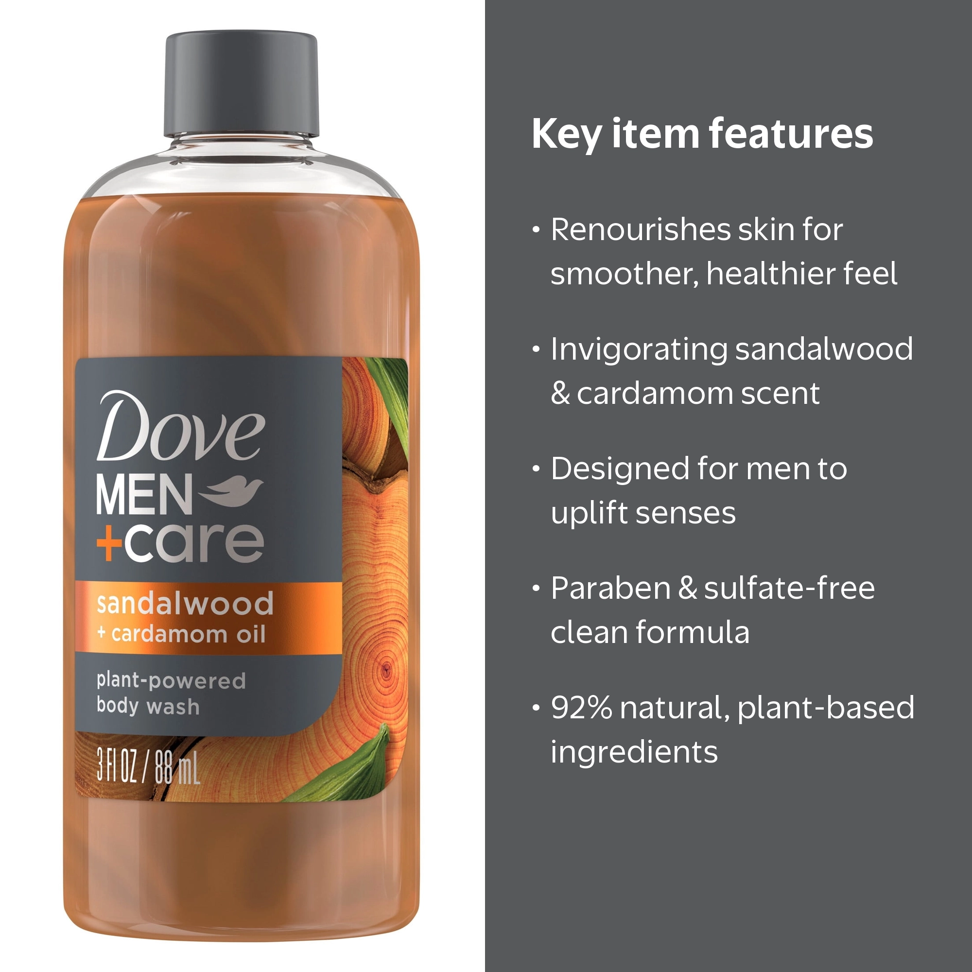 Dove Men+Care Mini Body Wash to Rebuild Skin in the Shower