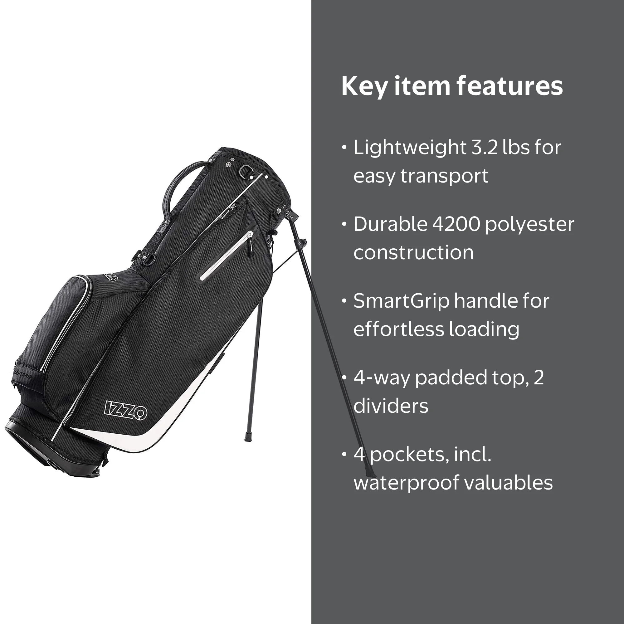 izzo golf bag rain cover Ultra-Lite Stand – like most IZZO golf bags this bag is integrated with SmartGRIP technology for easy handling on or off your golf cart or push cart Durable Golf Bag Izzo Golf Heritage Stand Bag