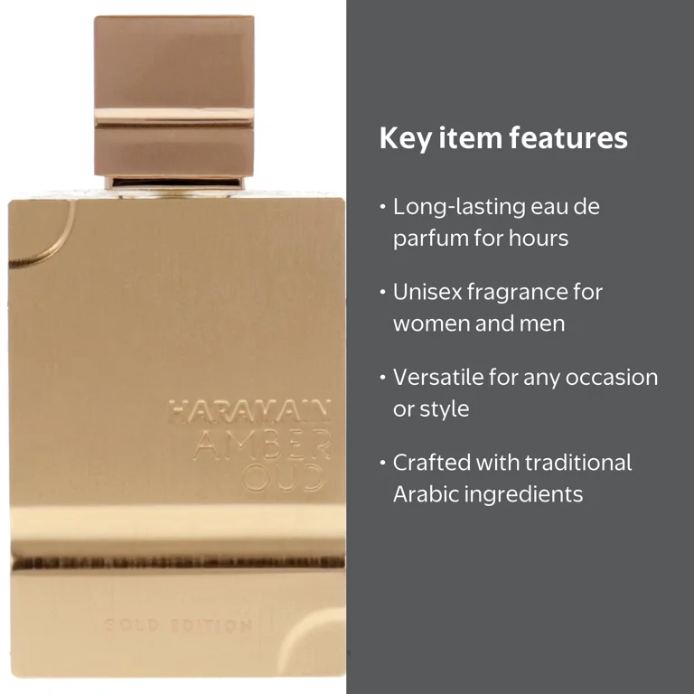 Al Haramain, Amber Oud, Gold Edition, 2 oz, unisex - Walmart.com