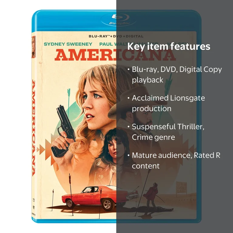 Lionsgate, Blu-ray + DVD + Digital Copy, Americana, Thriller Crime