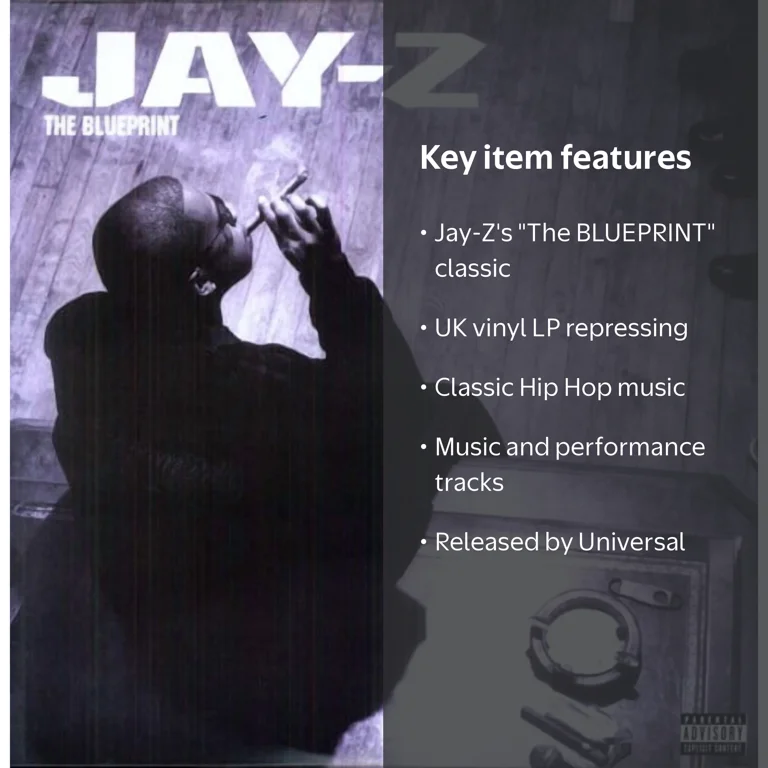 Jay Z, The BLUEPRINT, Vinyl, Rap, Music and Performance - Walmart.com