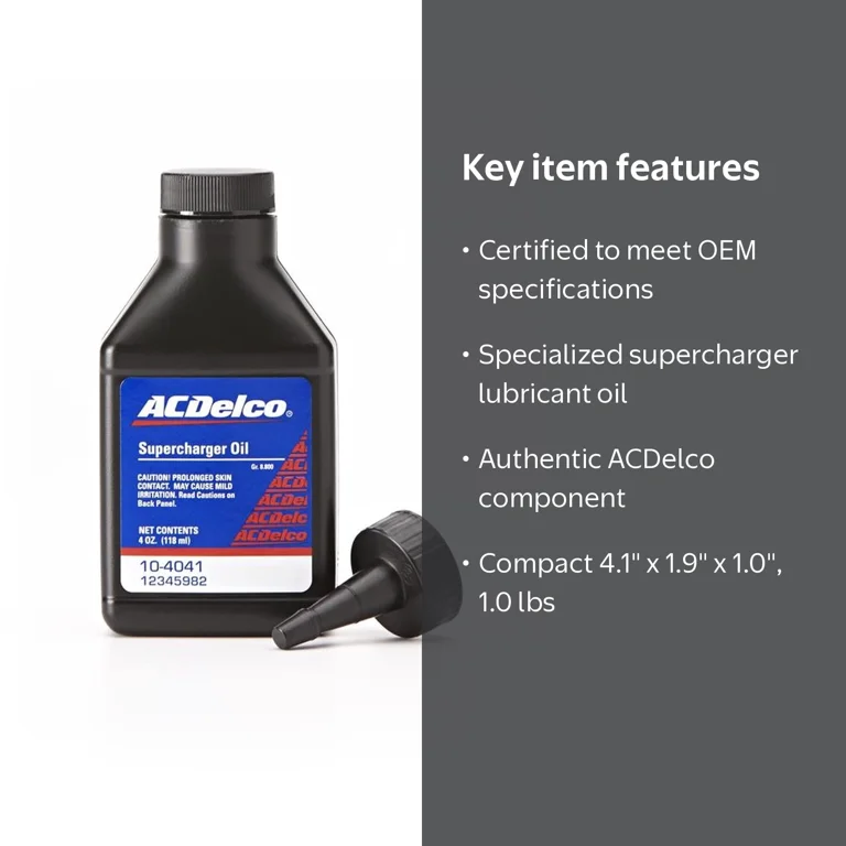 ACDelco, Supercharger Oil, 4.1