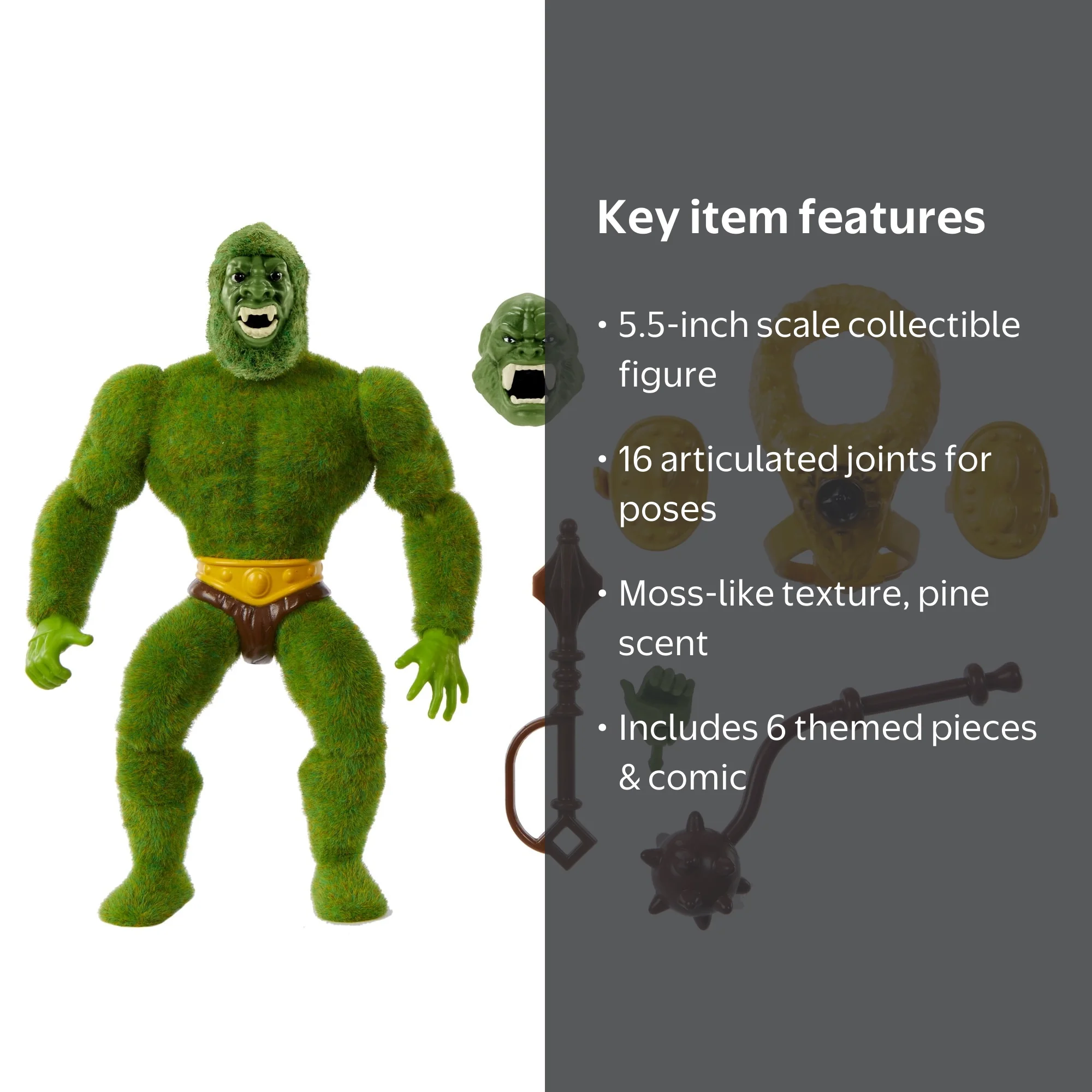 Masters of the Universe, Action Figure Moss Man, 5.5 inch
