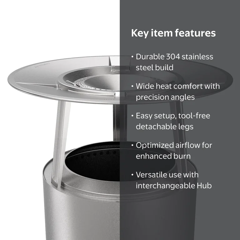 Solo Stove, Ranger Heat Deflector, Compatible with Ranger Hub