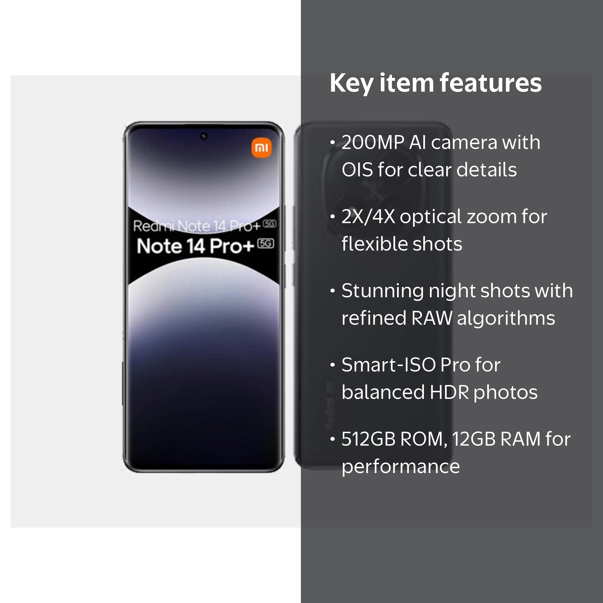 Redmi Note 14 Pro Plus 5G 512GB ROM 12GB RAM Dual SIM GSM Unlocked