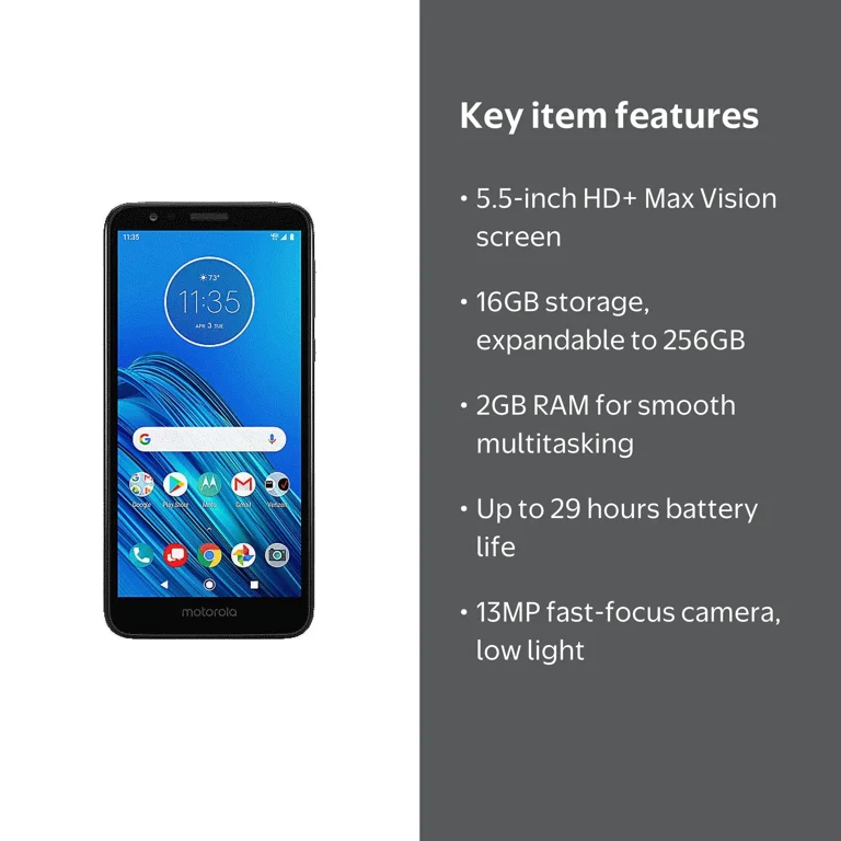 Motorola MOTXT20051 Moto E6 5.5
