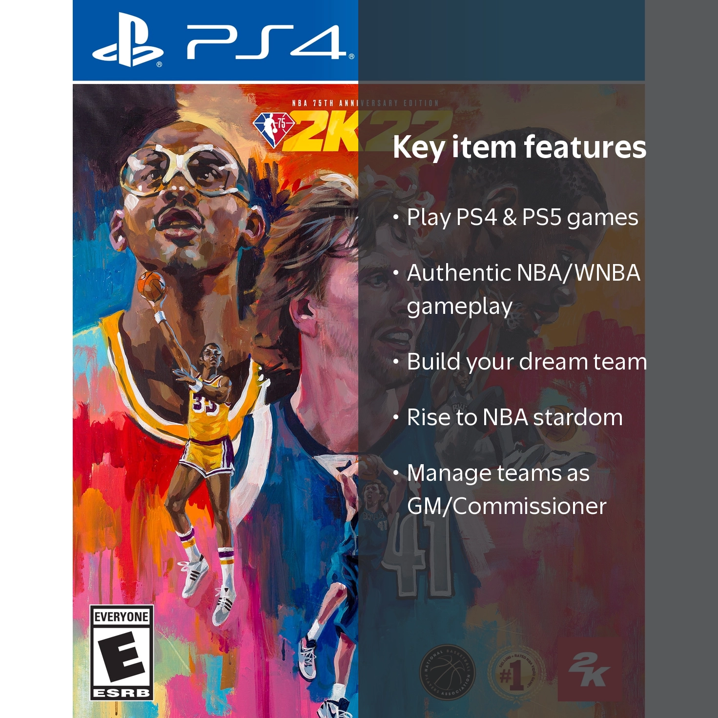 2K NBA 2K22 75th Anniversary Edition, PlayStation 4, Physical