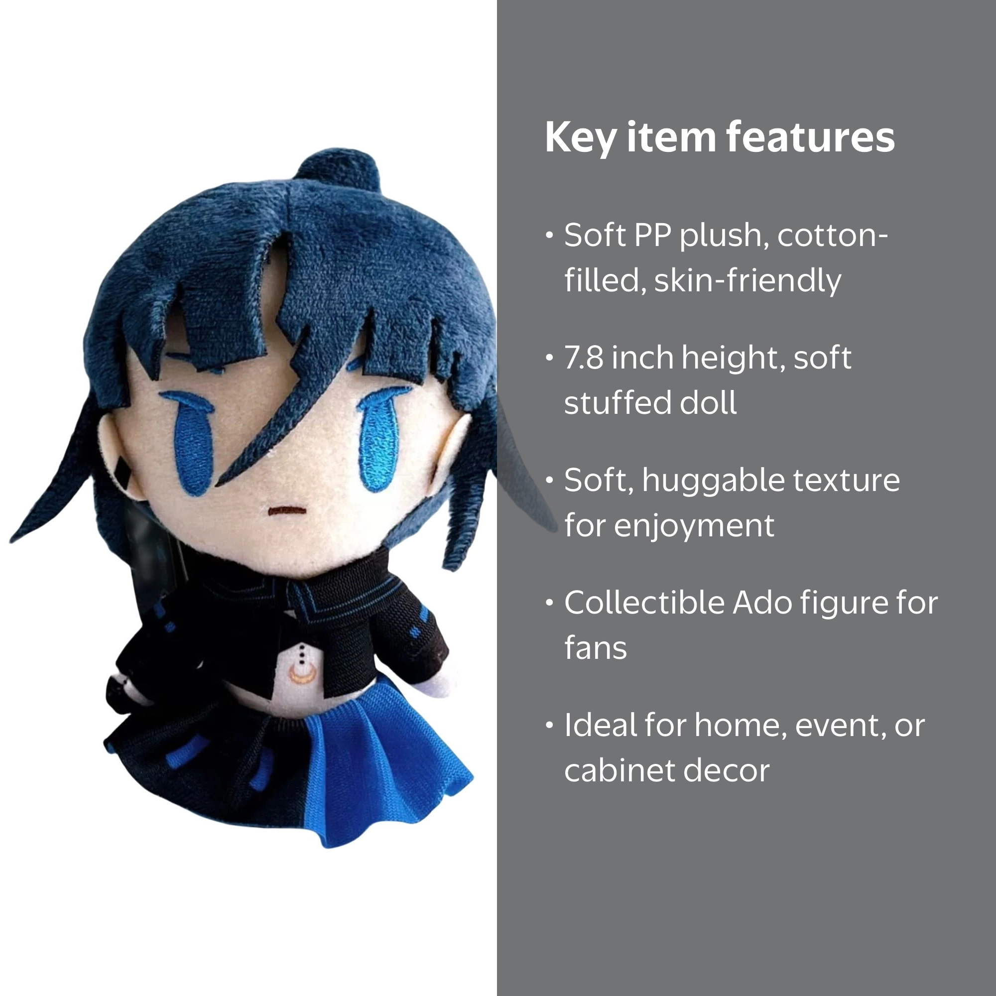 Ado Plush Toys Japanese Popular Female Singer Peripheral Plush