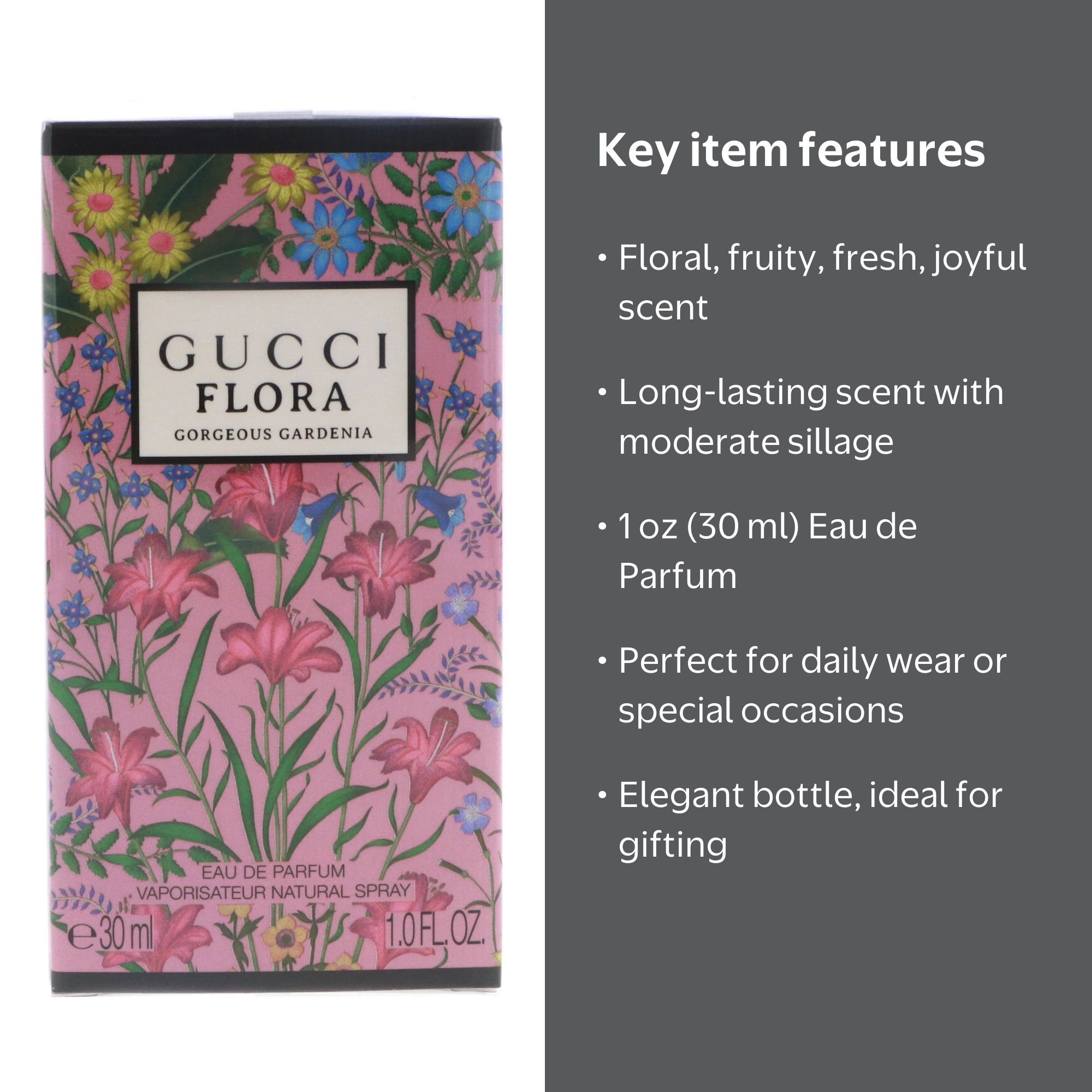 Gucci Flora Gorgeous Gardenia Eau de Parfum, 1 oz - Walmart.com