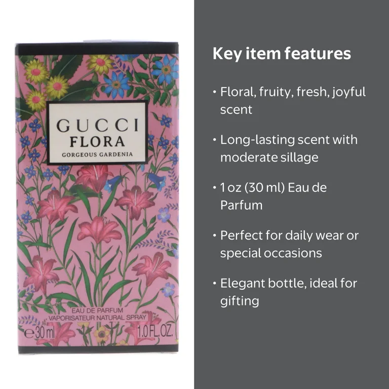 Gucci, Flora Gorgeous Gardenia Eau de Parfum, 1 oz - Walmart.com