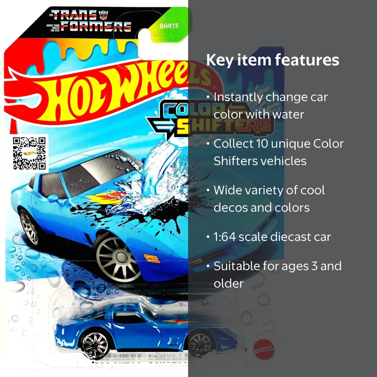 Mattel, Hot Wheels Color Shifters 1980 Chevy Corvette Diecast Car
