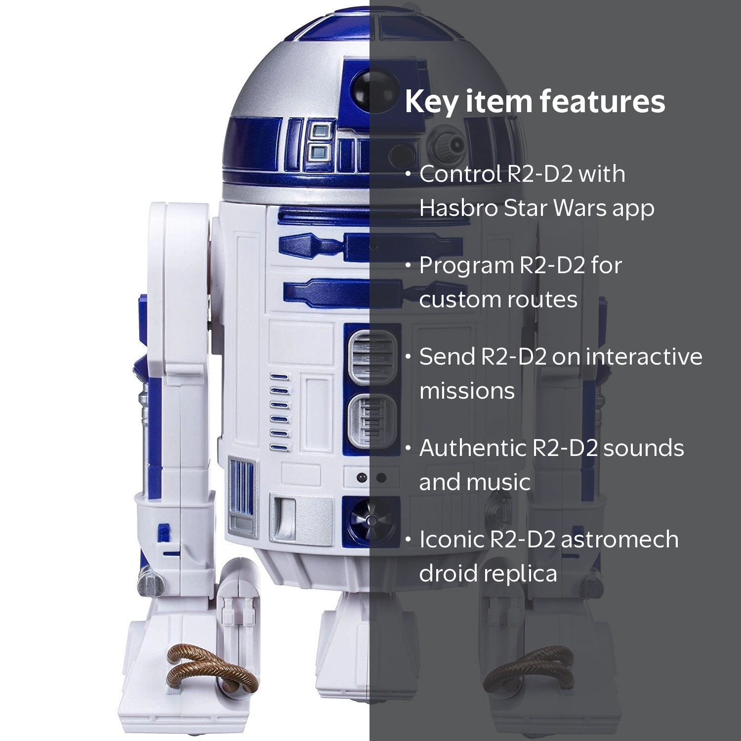 Hasbro Star Wars Smart App Enabled R2-D2 Remote Control Robot Rc