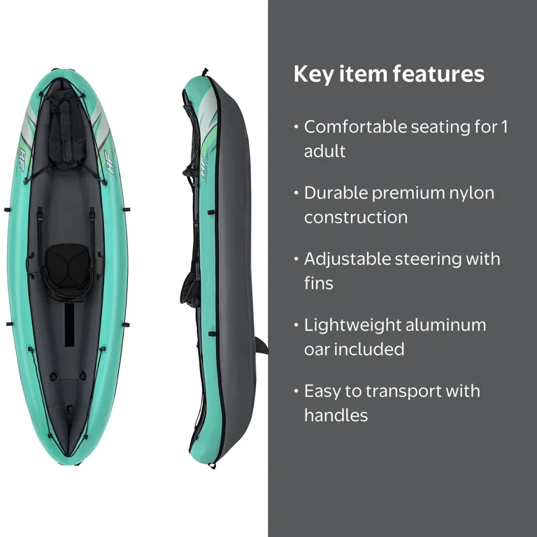 Bestway Hydro Force Inflatable Kayak Set - 1-Person Ventura Elite