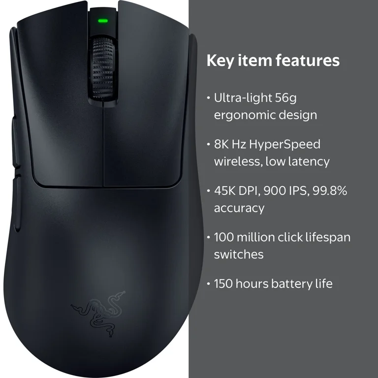 Razer DeathAdder V4 Pro Ultra-Lightweight Wireless Ergonomic PC