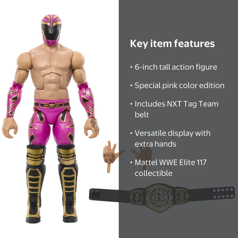 Chase Variant - Pink) Axiom - WWE Elite 117 Mattel WWE Toy