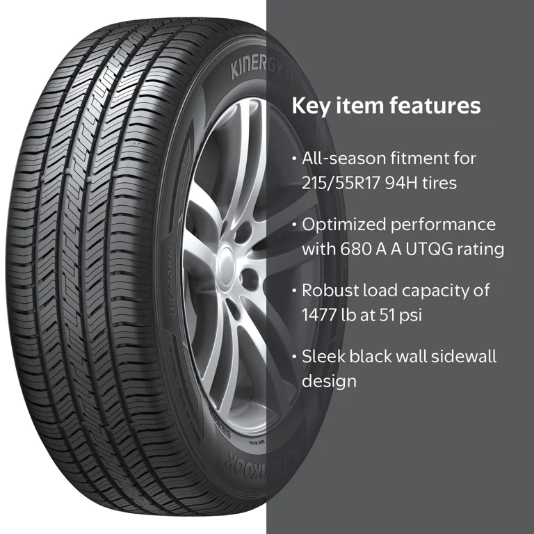 215/55R17,continental,2024年,4本 Hankook Kinergy ST All Season 215/55R17 94H Tire for Passenger