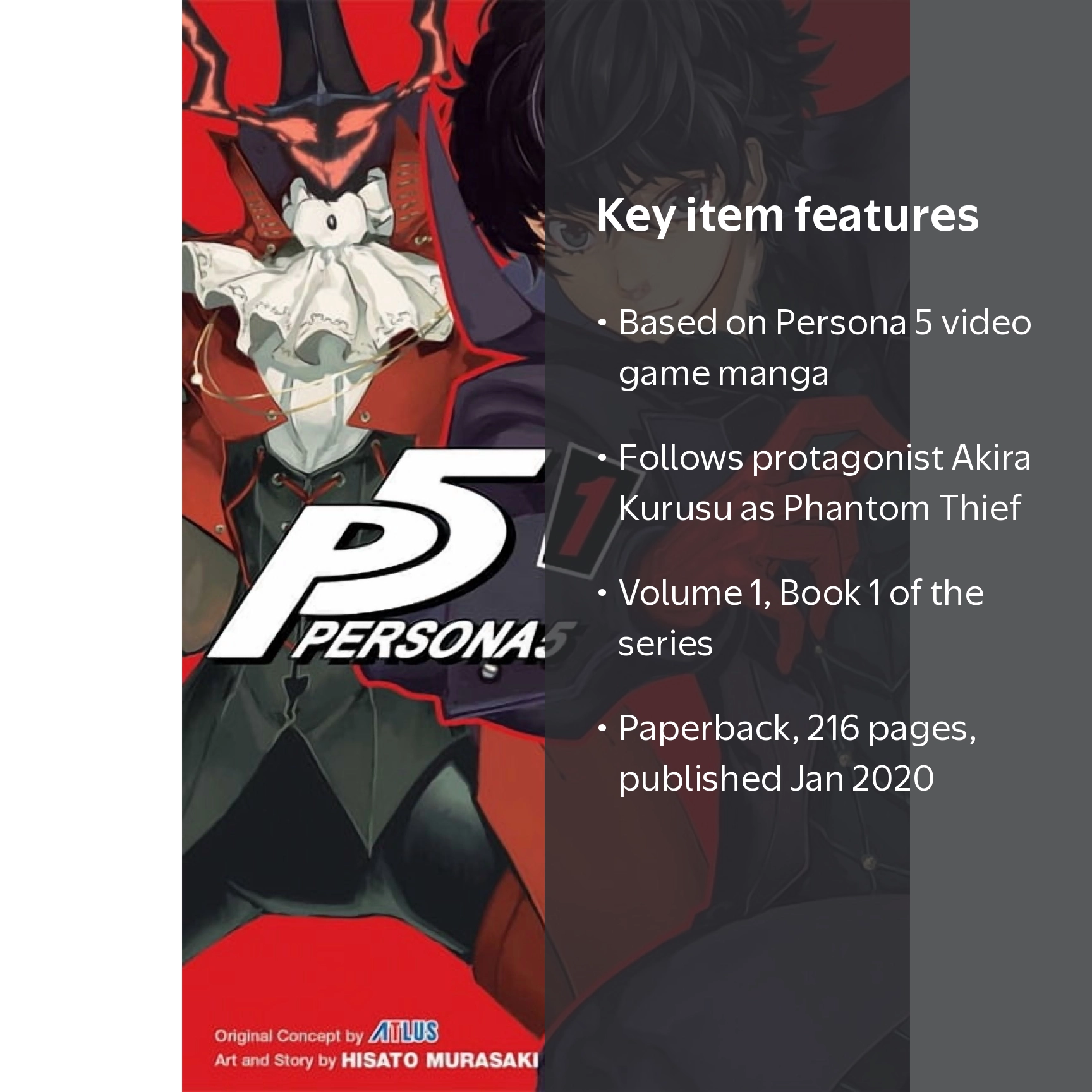 Persona 5 Persona 5, Vol. 1, Book 1, (Paperback) - Walmart.com