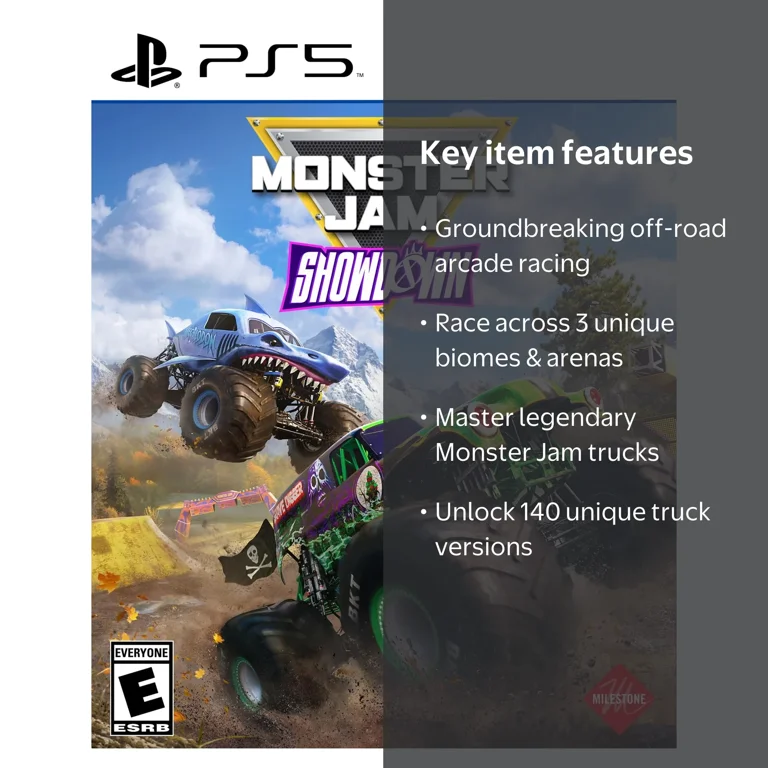 Plaion, Monster Jam Showdown, PS5, Off-Road Arcade Racing Game