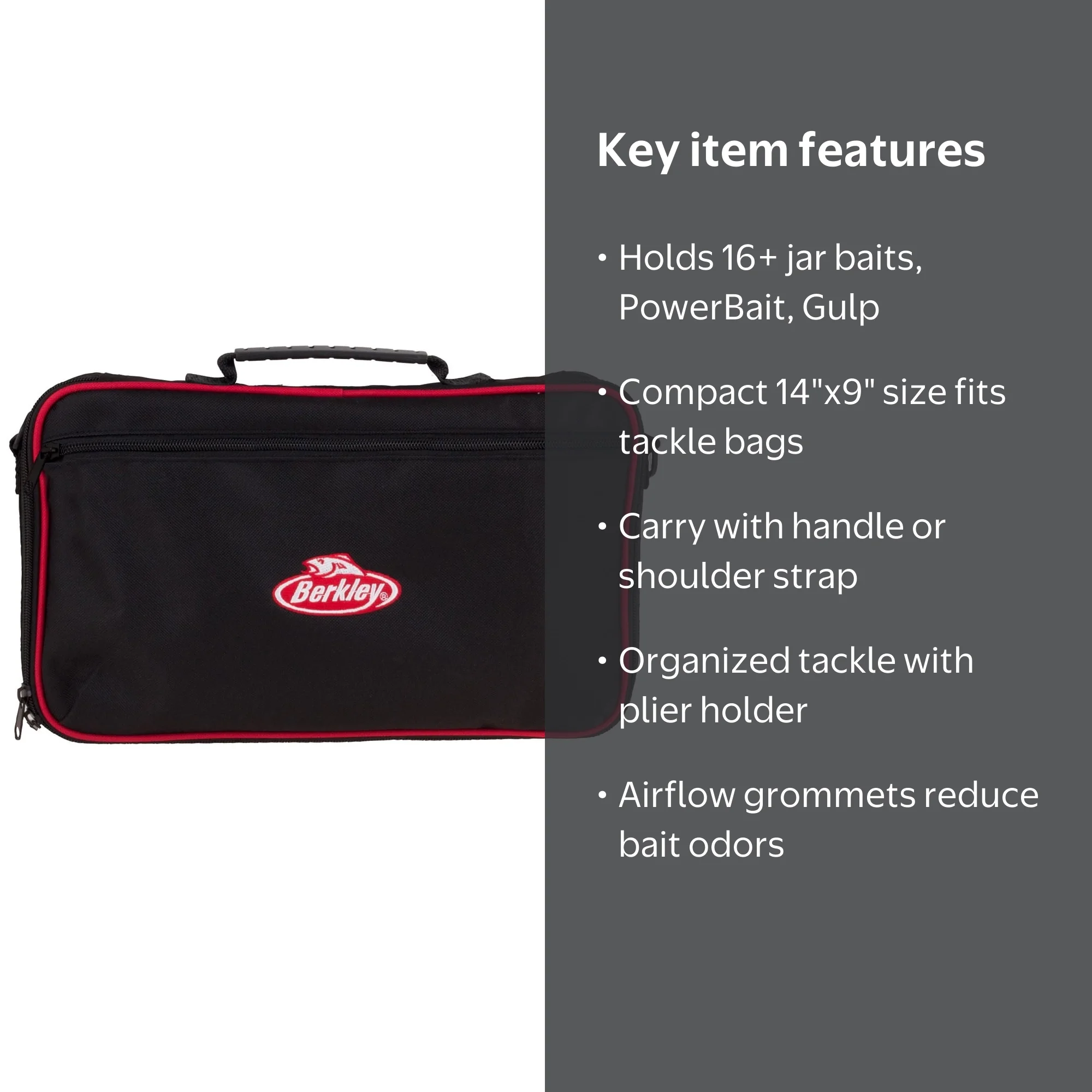 carrying gulp in tackle bag Plano Three-Tray Box Catfish Kit waterproof foundation Berkley Jar Bait Folder; 16