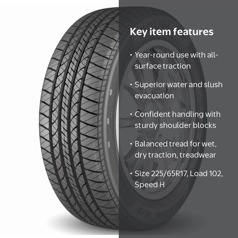 Douglas Touring A/S 225/65R17 102H All-Season Tire - Walmart.com