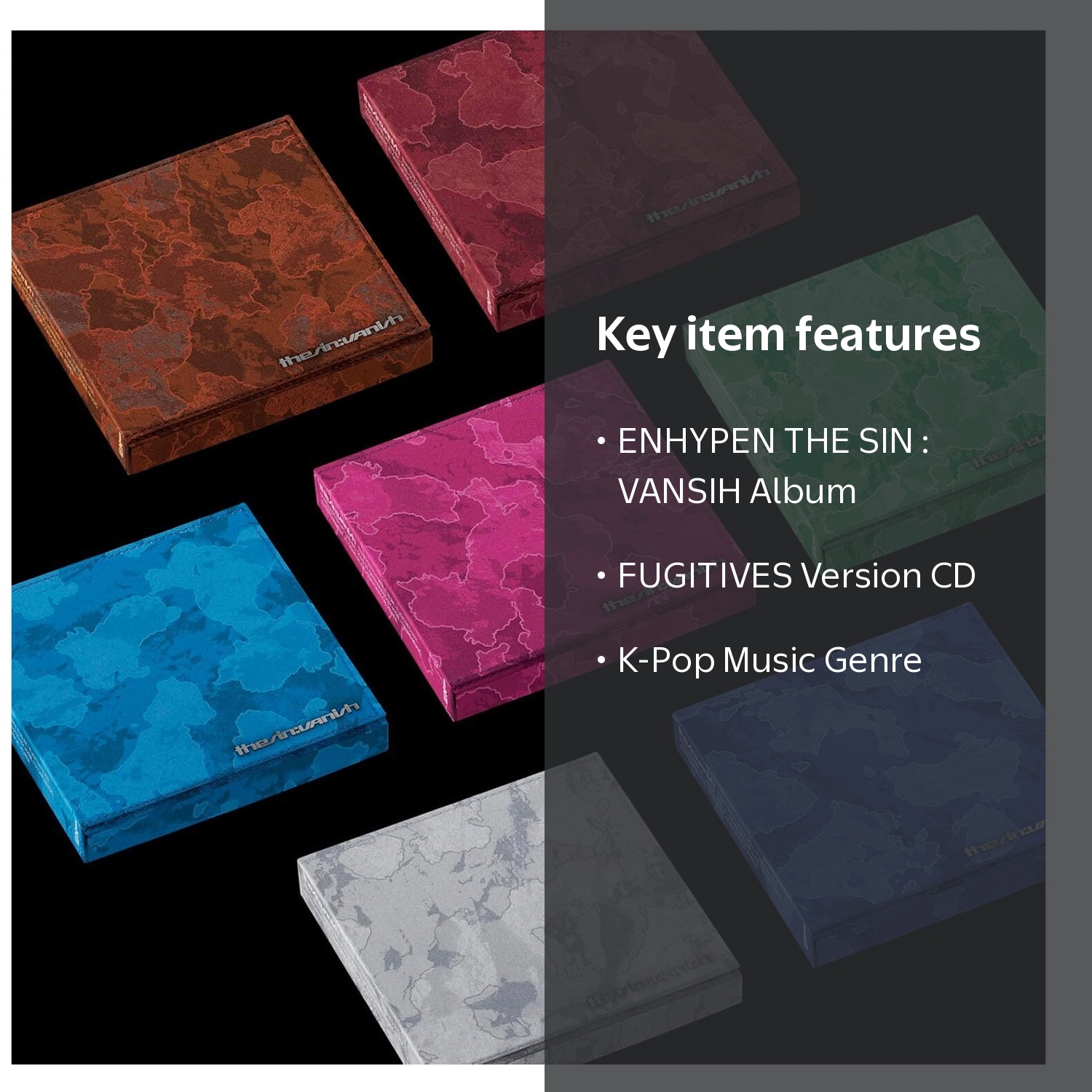 ENHYPEN - THE SIN : VANSIH (FUGITIVES Ver.) - CD K-Pop Album