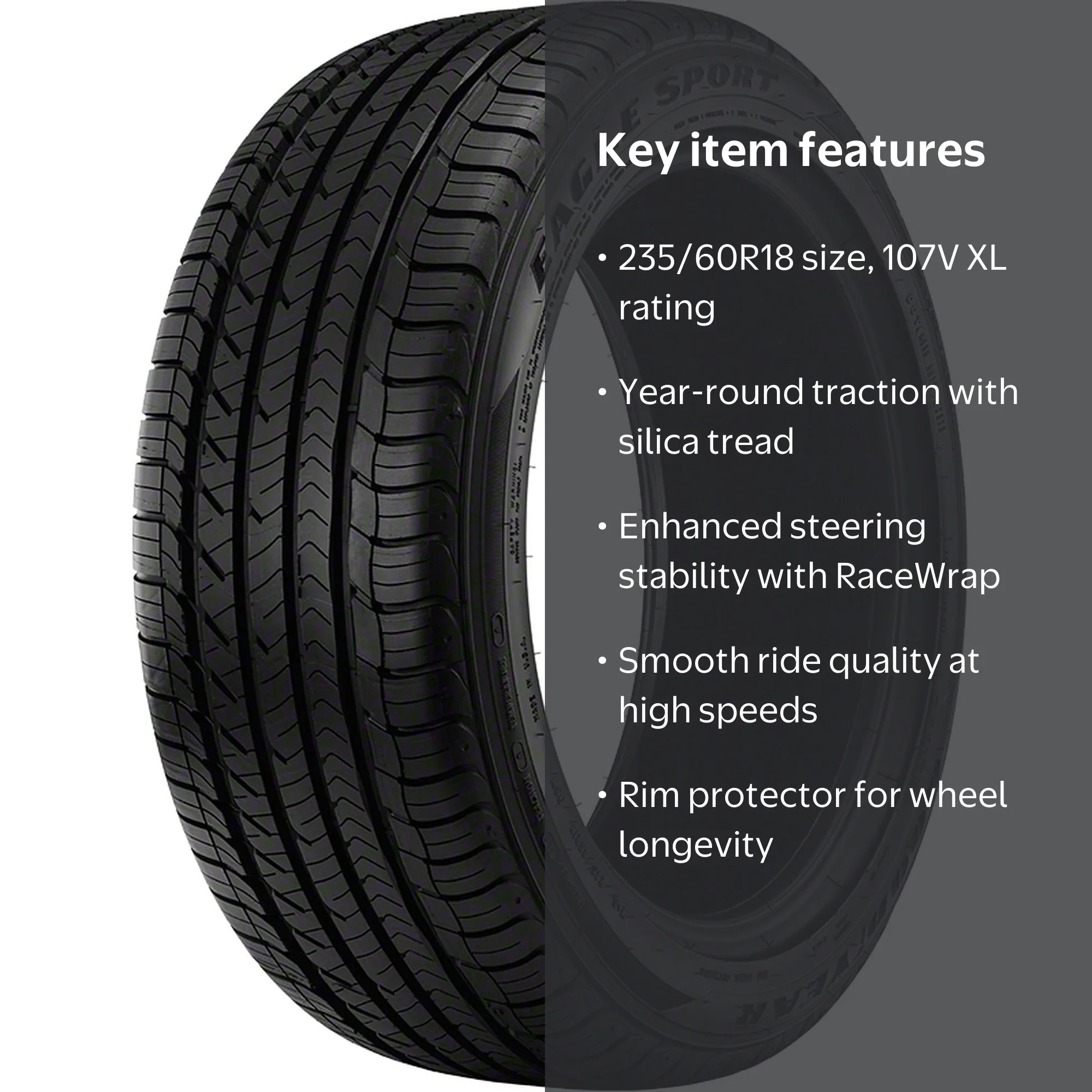 Goodyear Eagle Sport All-Season 235/60R18 107V XL High Performance