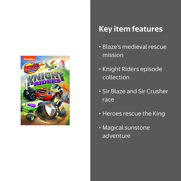 Blaze And The Monster Machines: Knight Riders (DVD), Nickelodeon