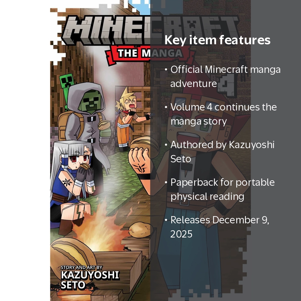 Minecraft: the Manga, Vol. 4, Kazuyoshi Seto, Paperback - Walmart.com